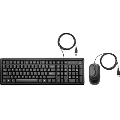 HP WIRED KEYBOARD AND MOUSE 160 FR (6HD76AA)