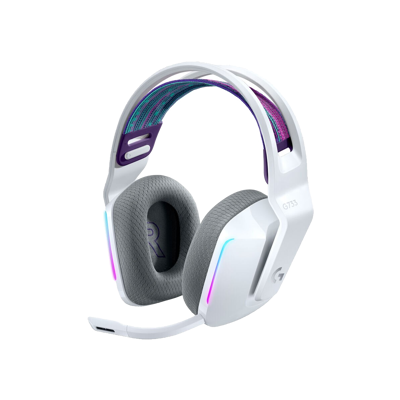 LOGITECH G733 LIGHTSPEED Wireless RGB Gaming Headset – WHITE