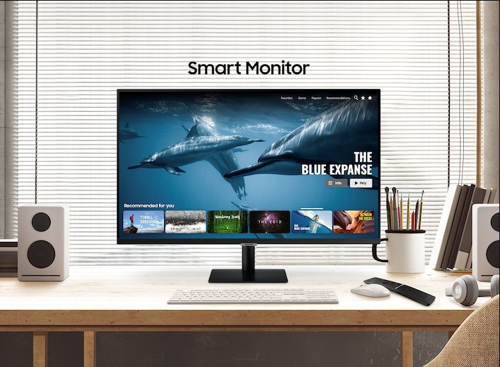 SAMSUNG MONITEUR FLAT 32″ SMART SERIE M5 NOIR
