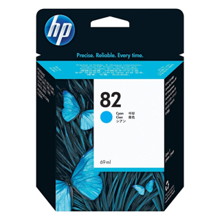 HP 82 69-ML CYAN DESIGNJET INK CARTRIDGEHP INKJET 500/DESGNJET 10PS/20PS/50PS/120/510/800 (C4911A)