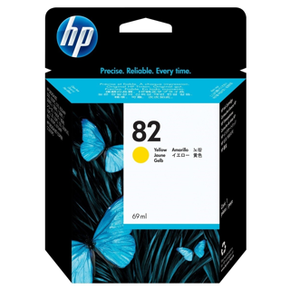 HP 82 69-ML YELLOW DESIGNJET INK CARTRIDGEHP INKJET 500/DESGNJET 10PS/20PS/50PS/120/510/800 (C4913A)