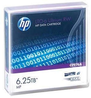 HP LTO-6 Ultrium 6.25TB MP RWData Tape