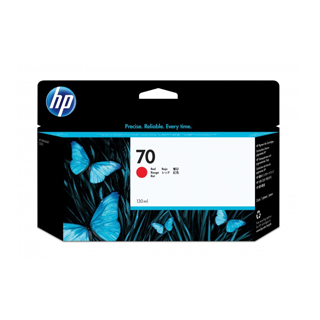 HP 70 130-ML RED DESIGNJET INK CARTRIDGEHP DESIGNJET 3100/2100/5400/6600/PHOTSM8800/9100 (C9456A)