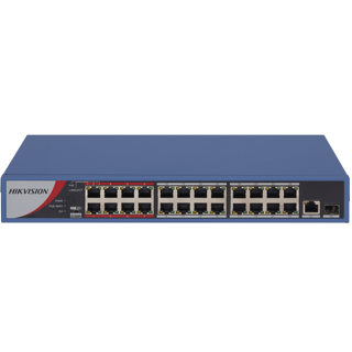 HIKVISION 24 PORTS SWITCH 10/100 POE 12M (DS-3E0326P-E-M-B)