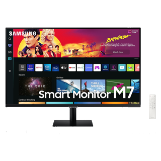 SAMSUNG MONITEUR FLAT 32″ SMART 4K SERIE 7 NOIR GARANTIE 1 AN (LS32BM700UMXZN)