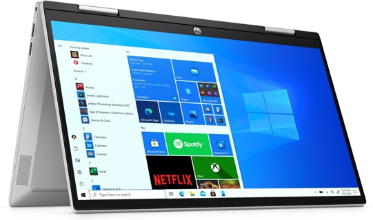 HP Pav x360 i7-1255U 15,6″FHD 8 Go 512 Go SSD W11H Natural Silver Touch 12M